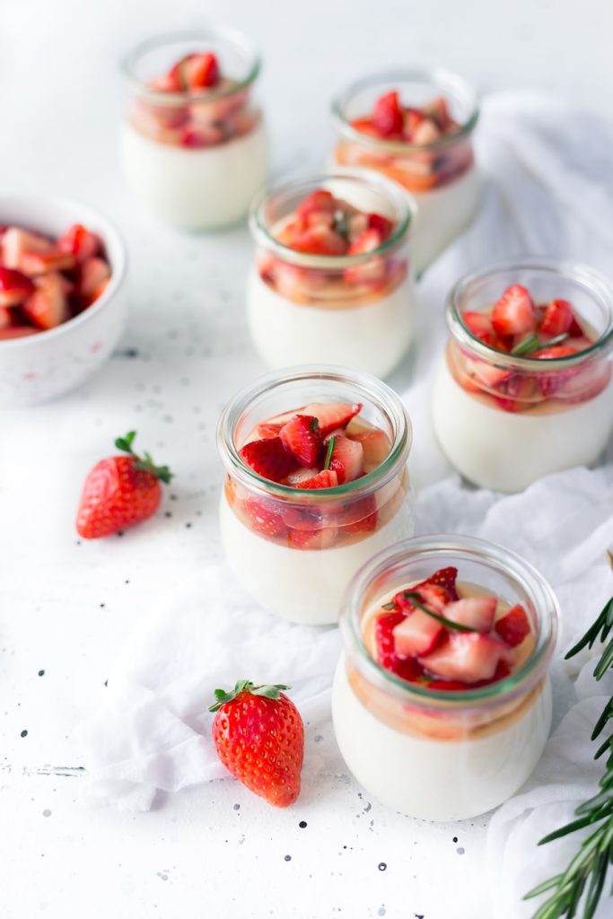 Pomegranate Panna Cotta